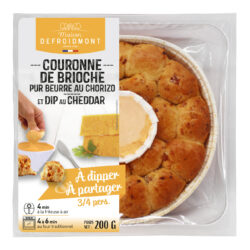 Mini Couronne Chorizo Sauce Cheddar
